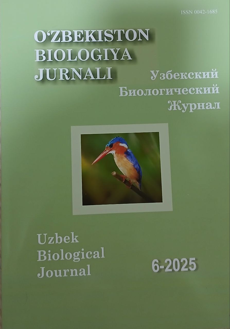 O`zbekiston Biologiya Jurnali 6/2025