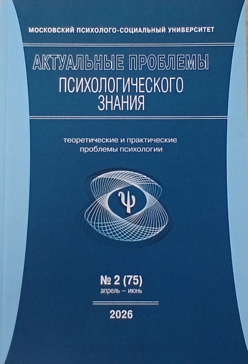 Актуальные проблемы психологического знание 2026/2